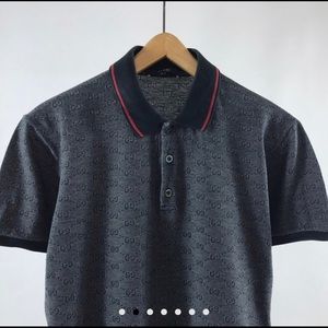 Gucci monogram polo shirt